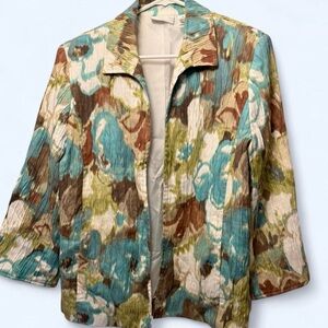 Women's Multicolor Abstract Jacket